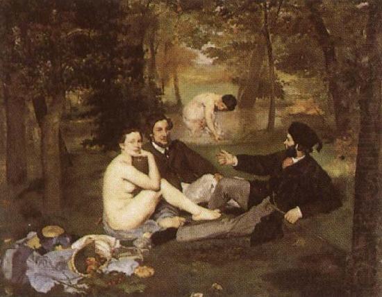 Le dejeuner sur l herbe, Edouard Manet